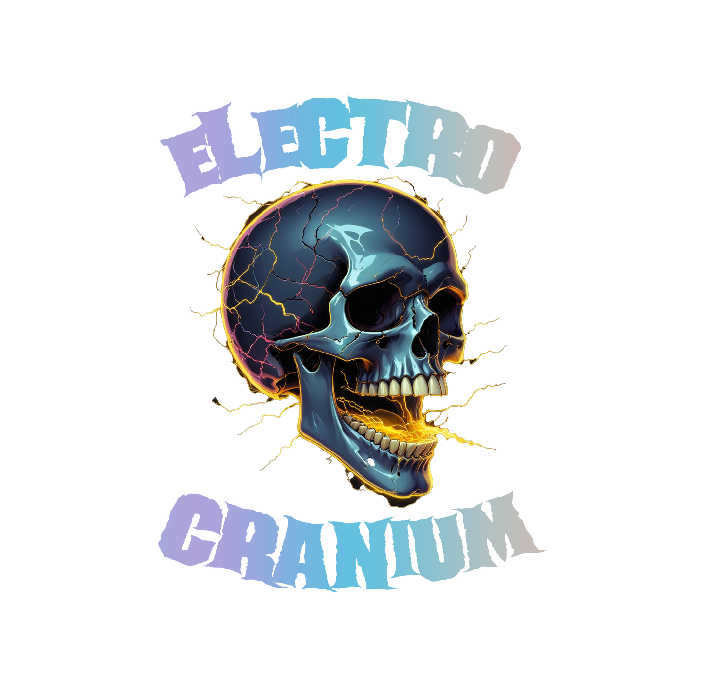 Electro Cranium T-Shirt – Grimoire of the Grim Reaper Collection