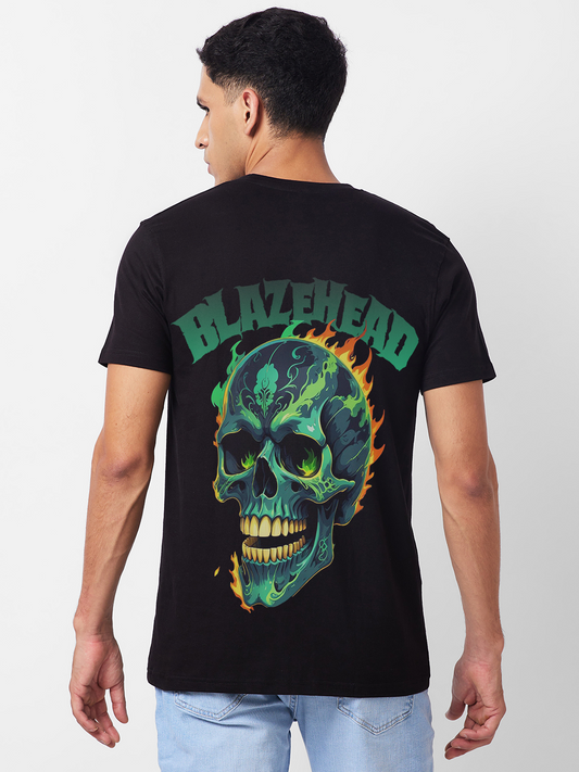 Blazehead Skull T-Shirt – Grimoire of the Grim Reaper Collection