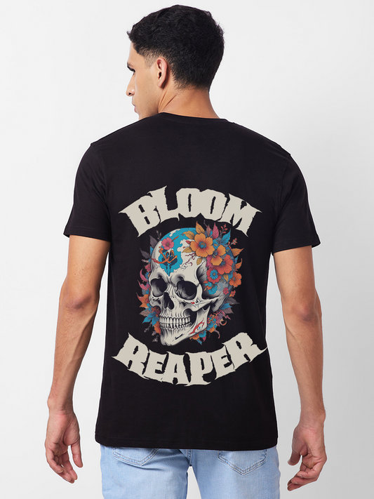 Bloom Reaper Skull T-Shirt – Grimoire of the Grim Reaper Collection