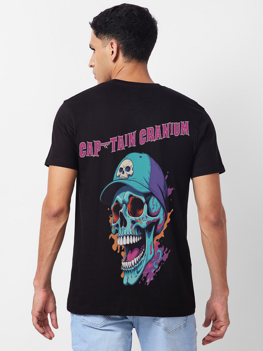 Cap-tain Cranium T-Shirt – Grimoire of the Grim Reaper Collection