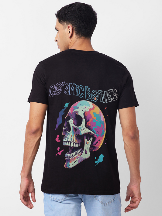 Cosmic Bones Skull T-Shirt – Grimoire of the Grim Reaper Collection