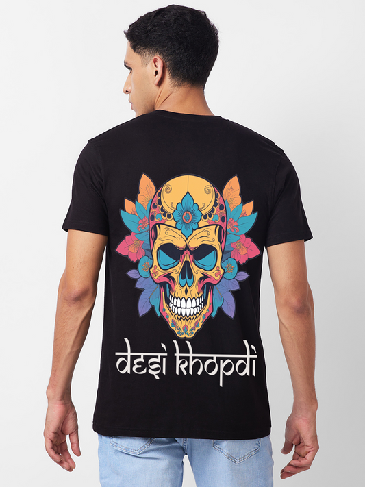 Desi Khopdi Skull T-Shirt – Grimoire of the Grim Reaper Collection