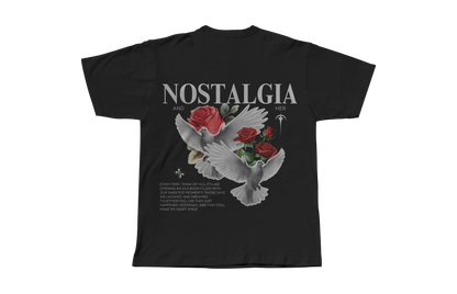 "Midnight Screams More Than Words" 'Nostalgia and Her' collection Oversized T shirt