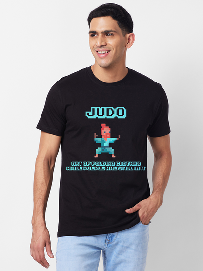 Pixelwear Collection: "Judo: Art of Folding People" T-Shirt